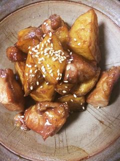 ほくほくじゃが芋と鶏肉の甘辛炒め-レシピのメイン写真