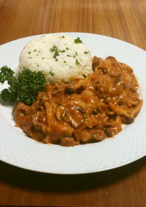 簡単！おもてなしビーフストロガノフ-レシピのメイン写真