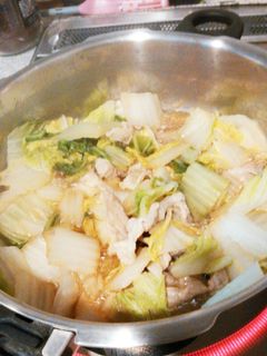 とっても簡単白菜と豚肉の煮浸し-レシピのメイン写真