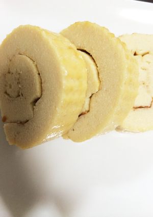 優しい甘み♩きなこヨーグル伊達巻 おやつ-レシピのメイン写真