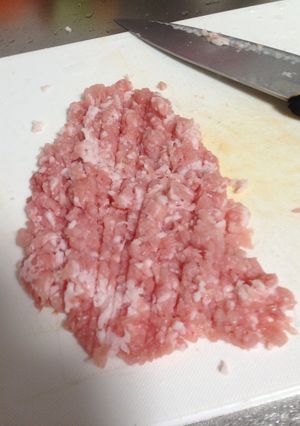 ひき肉より美味しい バラ肉で手作りひき肉-レシピのメイン写真