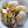 ストウブで炊く里芋と厚揚げのあんかけ