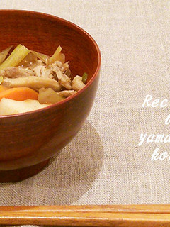 【昆布屋レシピ】具だくさん昆布だし豚汁♡-レシピのメイン写真