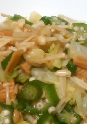 時短料理☆白菜のナメコ和え☆-レシピのメイン写真