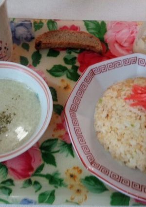 血管プラークダイエット食（無油チャーハン-レシピのメイン写真