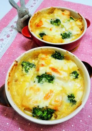 朝から満腹(^^)コーンパングラタン-レシピのメイン写真