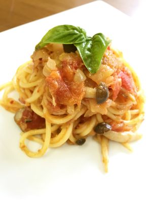 キスケ塩25で作るツナときのこのパスタ-レシピのメイン写真