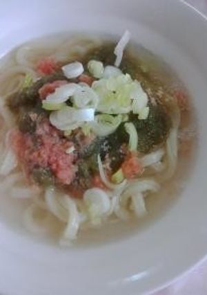 彼でもできる♡めんたいトロトロうどん♪-レシピのメイン写真