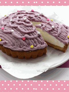 ほっこり♡紫芋のモンブランタルト風ケーキ-レシピのメイン写真