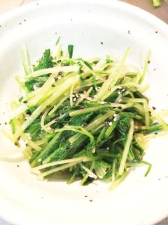 水菜のナムル-レシピのメイン写真