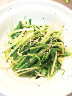 水菜のナムル-レシピのメイン写真