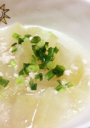 冬瓜と鶏そぼろの白だし煮-レシピのメイン写真