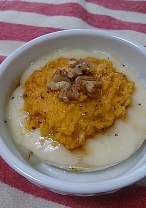 Wチーズとかぼちゃのココットカマン-レシピのメイン写真
