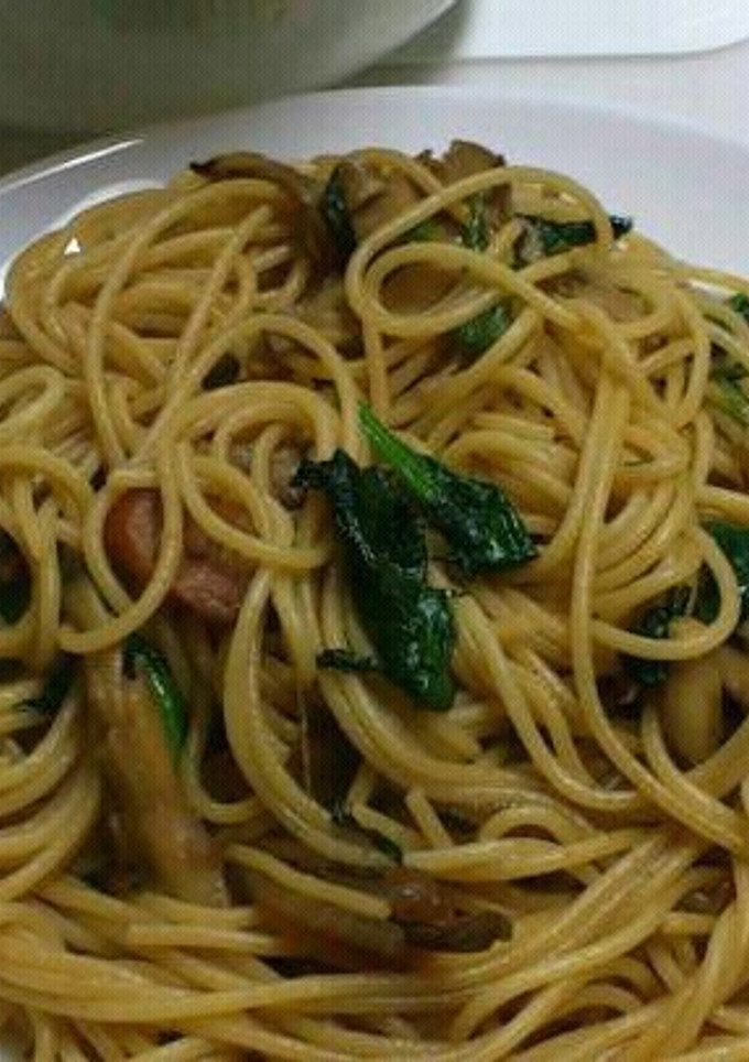 ほうれん草＆舞茸和風☆パスタ☆-レシピのメイン写真