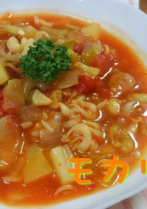フライパンで簡単♪濃厚ミネストローネ-レシピのメイン写真
