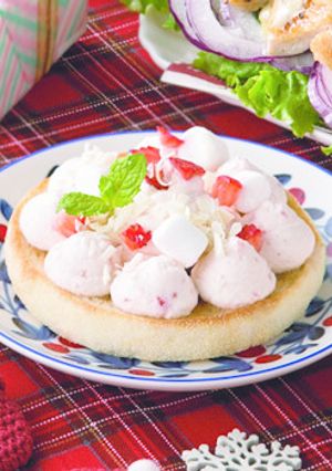 ストロベリーケーキマフィン-レシピのメイン写真