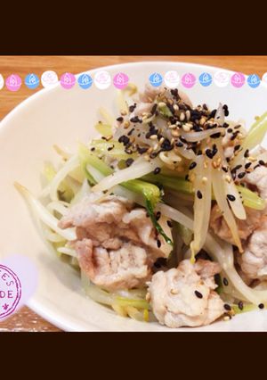 簡単美味しい、豚肉とセロリ炒め-レシピのメイン写真