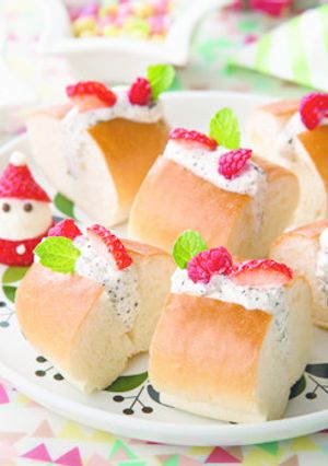 クッキー&クリーム&ベリーロール-レシピのメイン写真