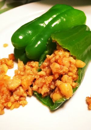 セルフで食べよう☆ピーマンカップ-レシピのメイン写真