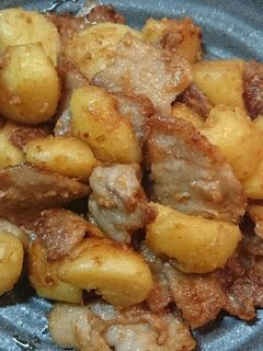 新じゃがと豚肉の味噌にんにく炒め-レシピのメイン写真