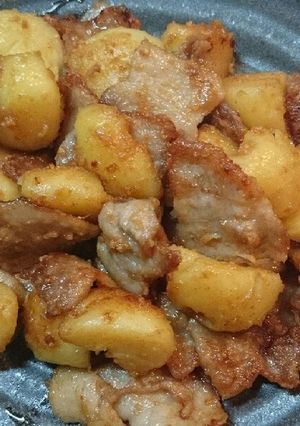 新じゃがと豚肉の味噌にんにく炒め-レシピのメイン写真