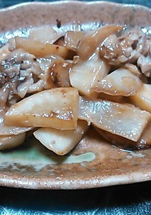 豚肉とカブのオイマヨ炒め-レシピのメイン写真