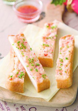 エビ揚げパン-レシピのメイン写真