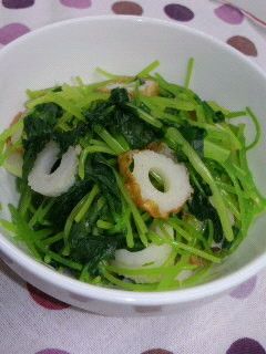 三つ葉と竹輪の和え物-レシピのメイン写真