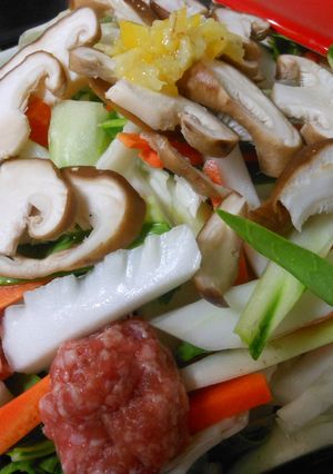 彩野菜のタジン蒸し（塩レモン風味）-レシピのメイン写真