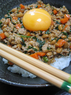納豆でカンタン♪坦々丼-レシピのメイン写真