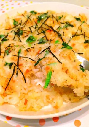 チーズ焼きチャーハン-レシピのメイン写真