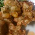お弁当にも☆鶏むね肉とコーンのかきあげ