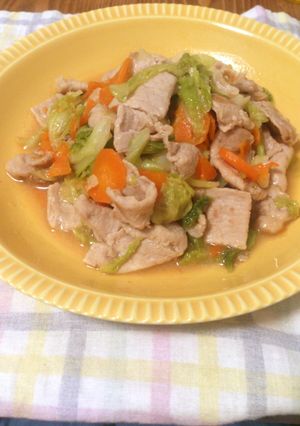 キャベツの豚味噌炒め-レシピのメイン写真