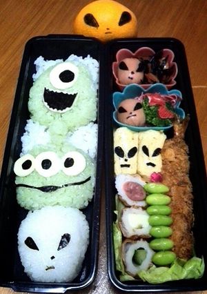 キャラ弁 ～エイリアン～リトルグリーメン-レシピのメイン写真