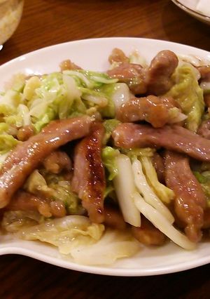 白菜と豚肉の炒め-レシピのメイン写真