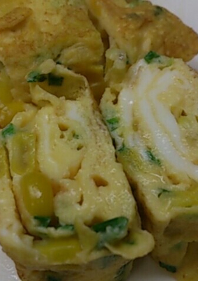 かわり玉子焼き？コーンの中華風玉子焼き-レシピのメイン写真