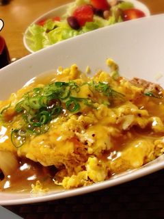 うどんスープの素de野菜炒めの卵餡かけ-レシピのメイン写真