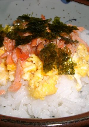 鮭たまご飯-レシピのメイン写真