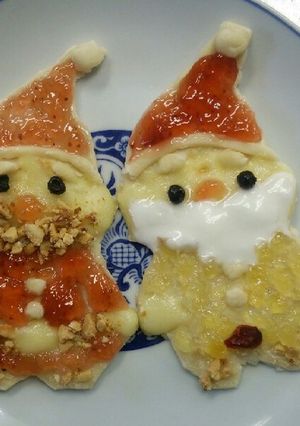 クリスピーサンタのデザートピザ-レシピのメイン写真