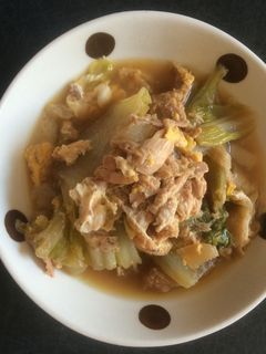 白菜とシーチキンの煮物-レシピのメイン写真