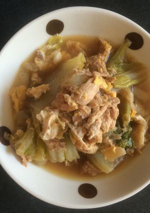 白菜とシーチキンの煮物-レシピのメイン写真