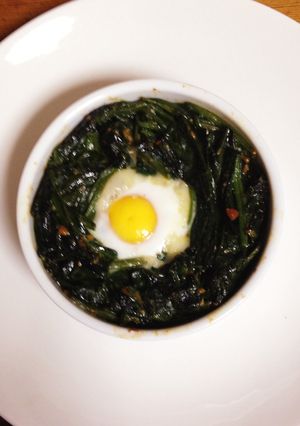 ココットカマン 味噌オリーブ味巣ごもり-レシピのメイン写真