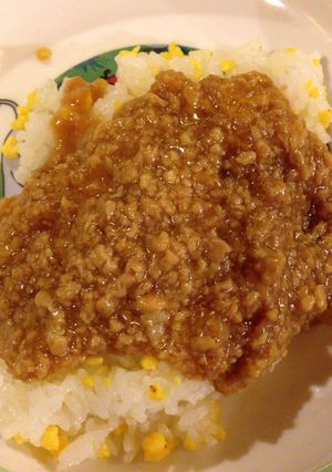そぼろご飯の余りであんかけチャーハン♡-レシピのメイン写真