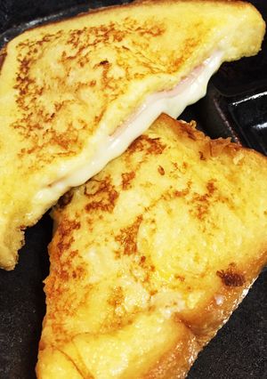 朝食☆フレンチトースト☆ハムチーズ-レシピのメイン写真
