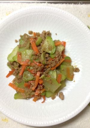 ハヤトウリの中華風炒め-レシピのメイン写真