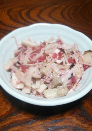 きのこの梅炒め-レシピのメイン写真