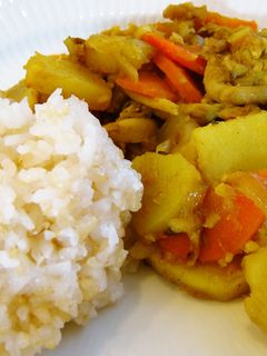 鱈とジャガイモの★カレー煮炒め-レシピのメイン写真