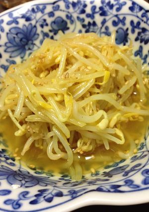簡単おつまみ☆もやしの酢の物カレー中華風-レシピのメイン写真