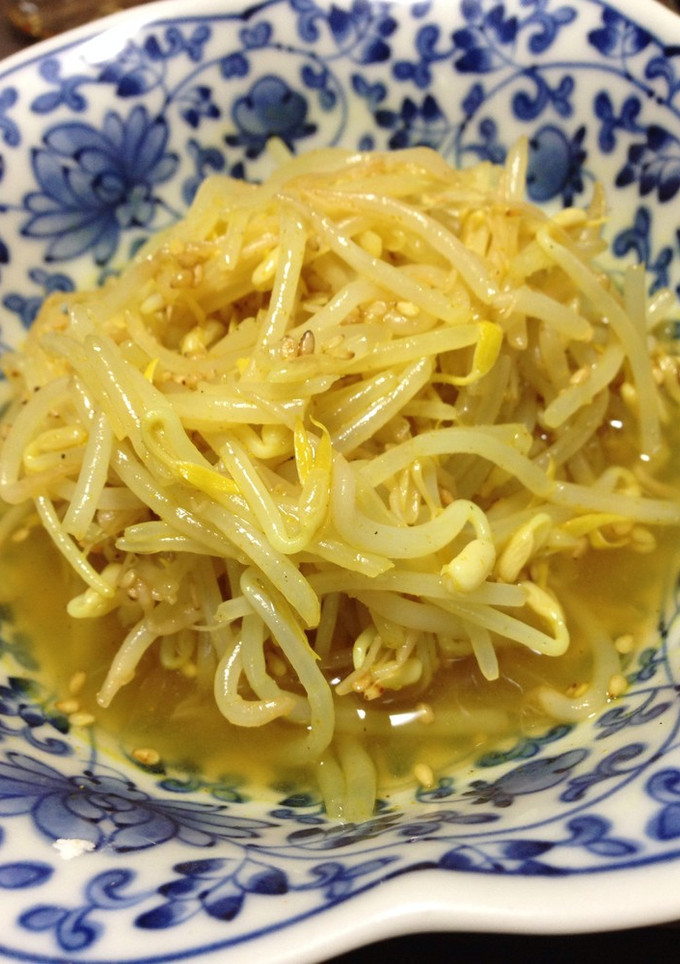 簡単おつまみ☆もやしの酢の物カレー中華風-レシピのメイン写真