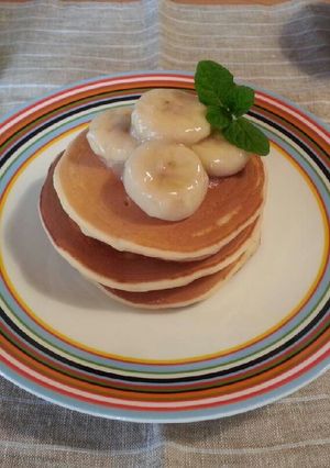 甘糀パンケーキ☆甘糀バナナのせ-レシピのメイン写真